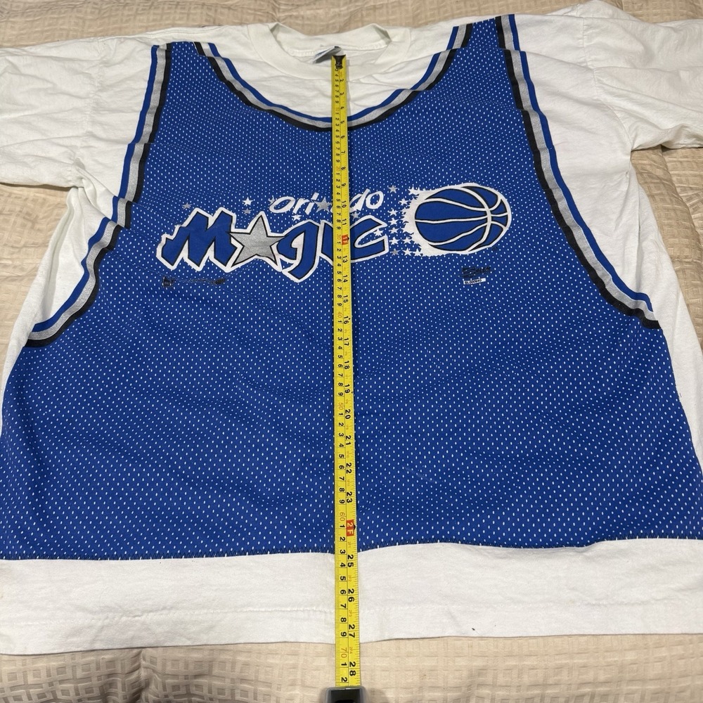 VTG Orlando Magic Tshirt Adult XL White Salem Sportswear NBA Basketball Mens 90s - Picture 9 of 11